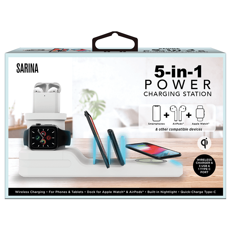 5 in 1 Power Charging Station