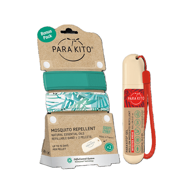 2 Mosquito Repellant Wristbands & 1 Roll-On Repellant