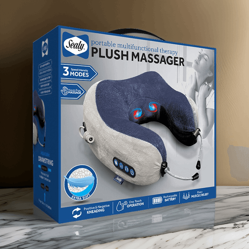 U-Shaped Neck Massage Pillow with 3 Speeds