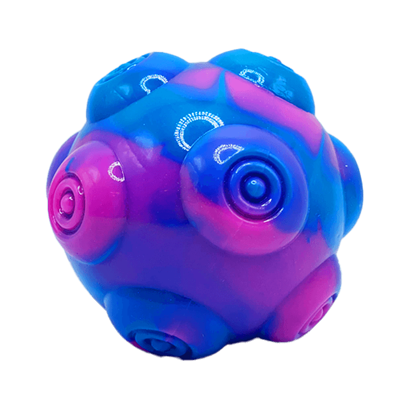 Tie-Dye Squeaky Swirl TPR Ball