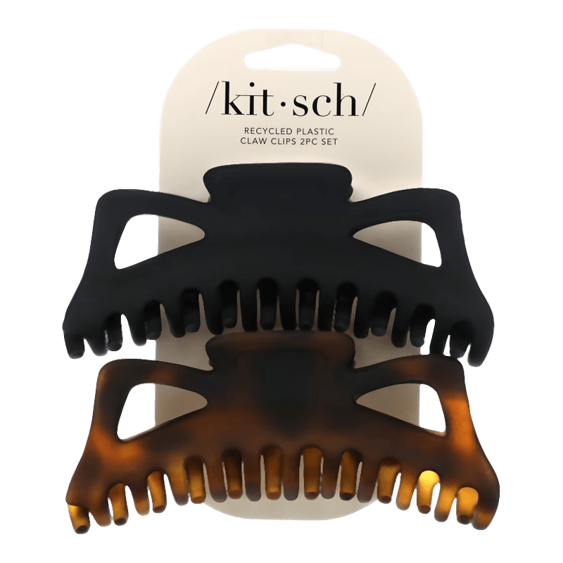 Recycled Plastic Jumbo Classic Claw Clips 2pc