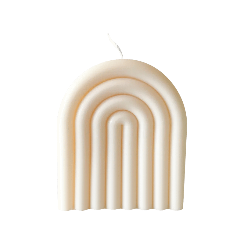 Rainbow Arch Candle - White