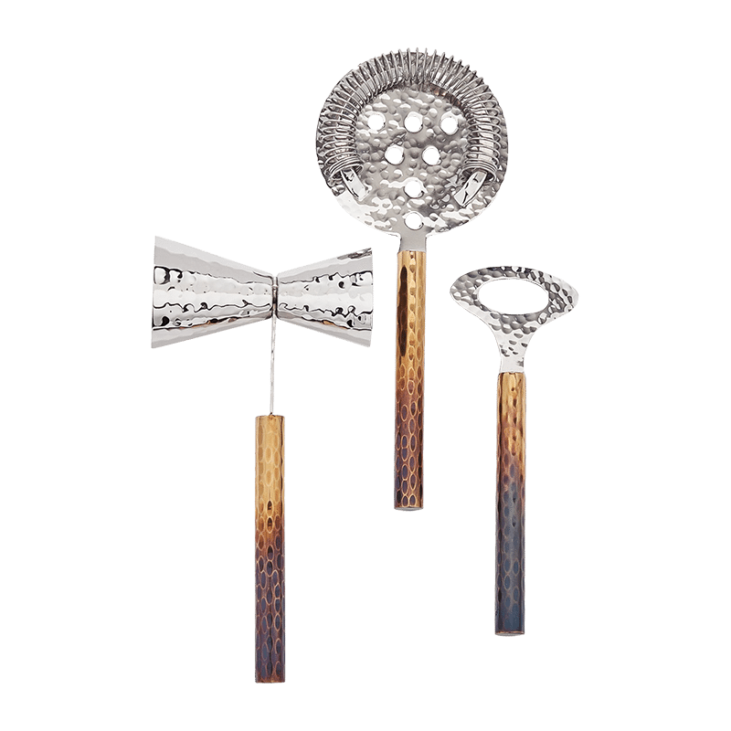 Stainless Steel Ombre Bar Tool Set of 3