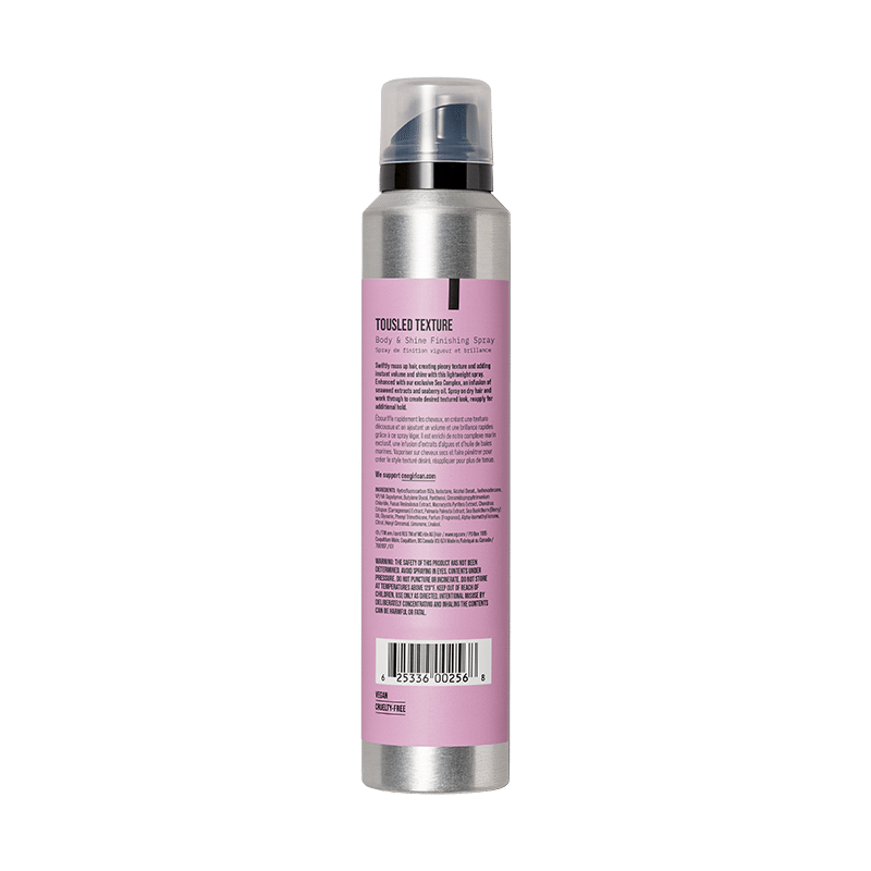 TOUSLED TEXTURE: Body & Shine Finishing Spray