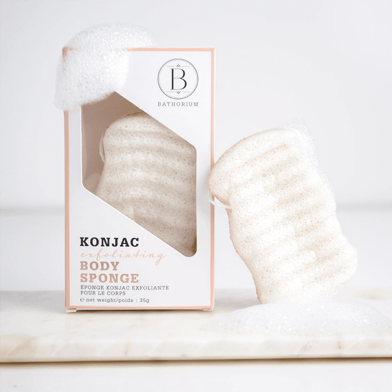 Konjac Walnut Shell Exfoliating Body Sponge