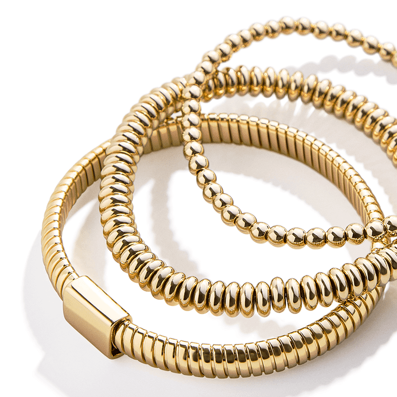 Gold Bracelet (Set of 3)