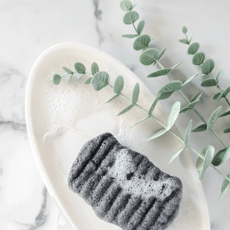 Konjac Bamboo Charcoal Body Sponge