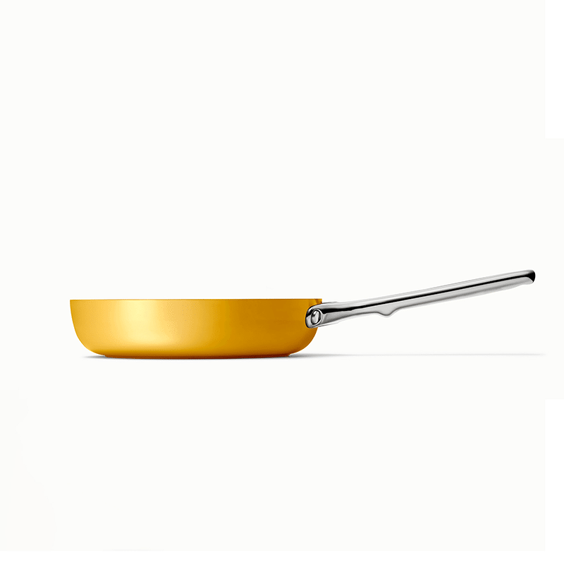 Non-Stick Ceramic Mini Fry Pan and Mini Sauce Pan Duo Marigold