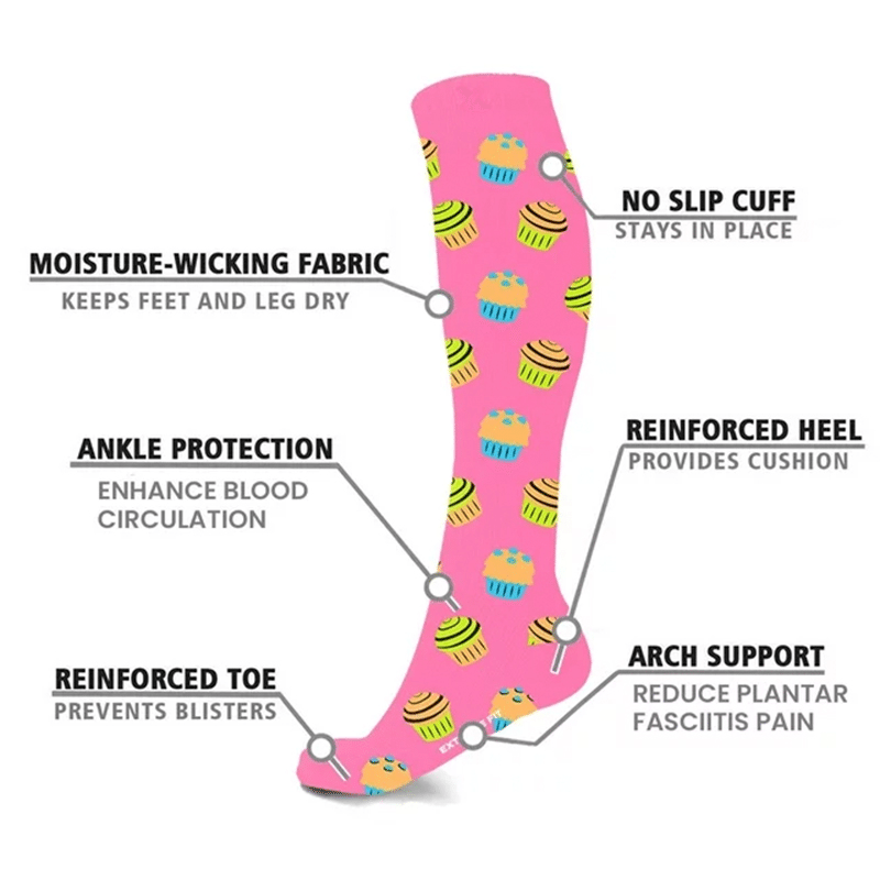 Express Yourself Compression Socks (3 Pack)