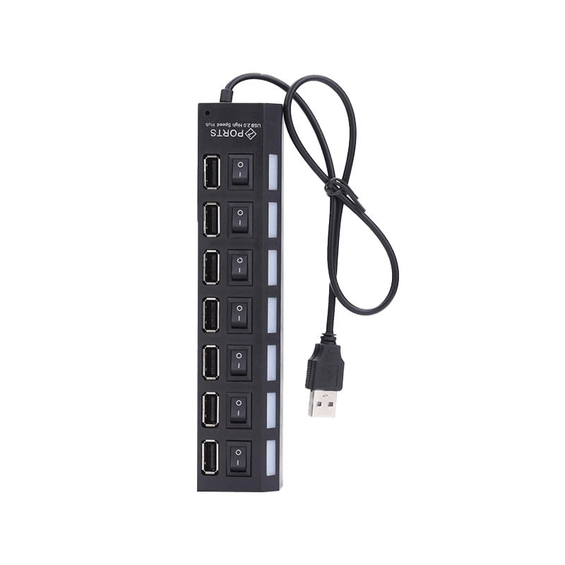 7 Port USB 2.0 Hub