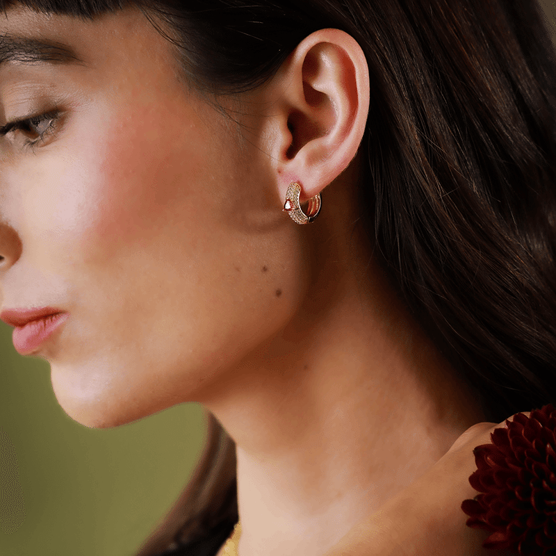 Everlee Gemstone Huggies