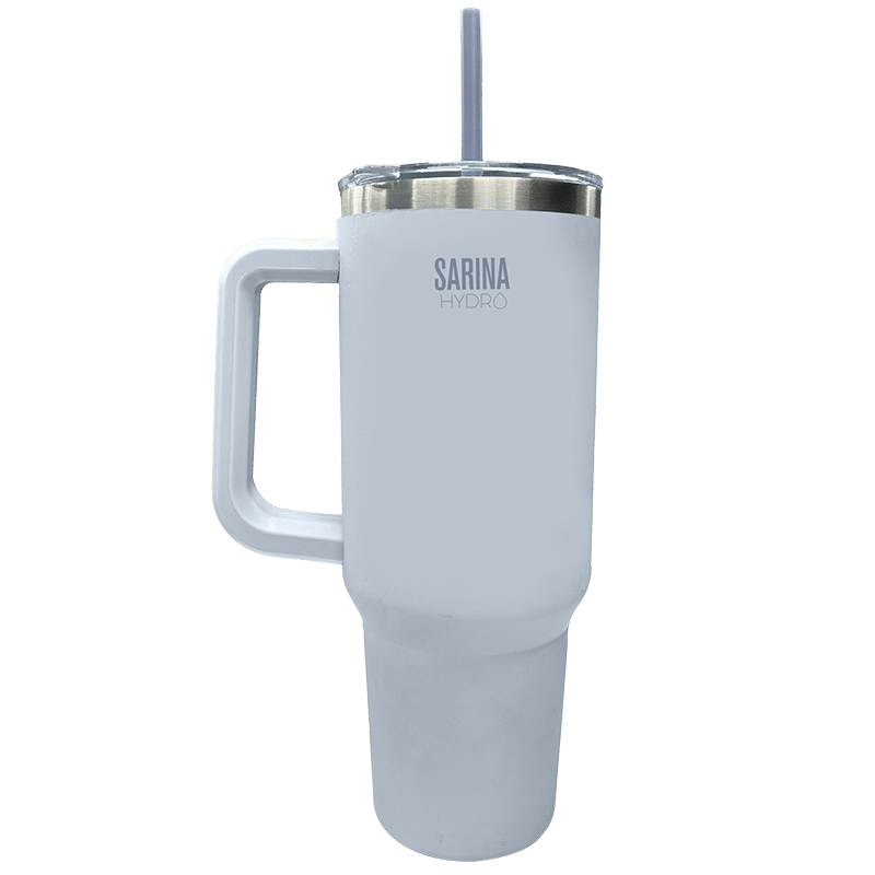 Insulated Stainless Steel Tumbler with Straw & Flip Lid