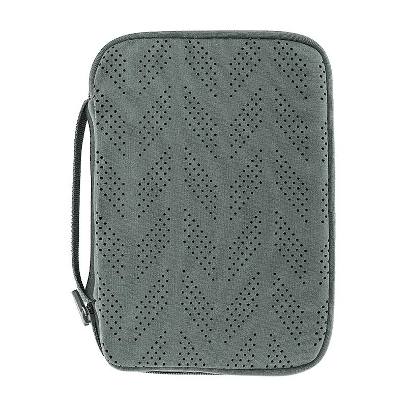 Perforated Chevron Large Tech Organizer