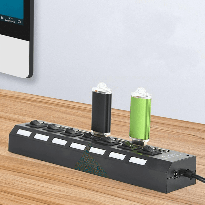 7 Port USB 2.0 Hub