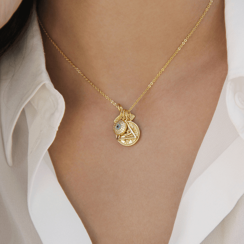 Spiritual High Interchangeable Charm Necklace (Gold)