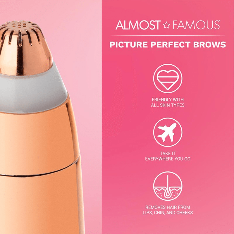 Perfect Brows Eyebrow Trimmer with Precision LED Tip 