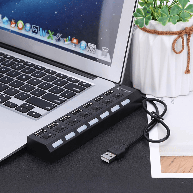 7 Port USB 2.0 Hub