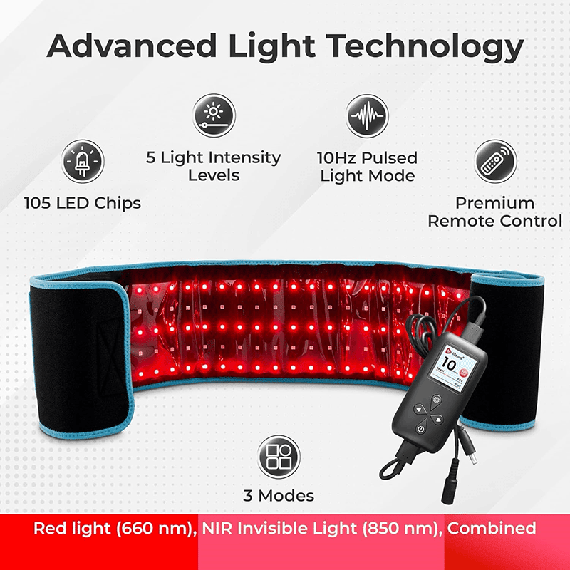 AllevaRed Red Light Therapy Belt