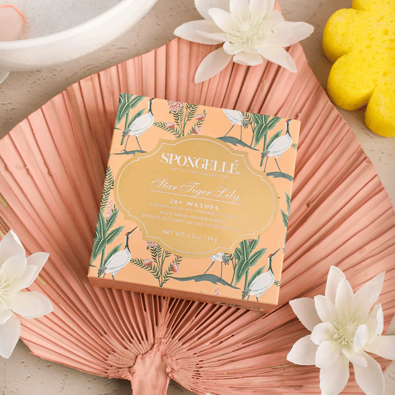 Art Chinois Collection Body Buffer - Tiger Lily