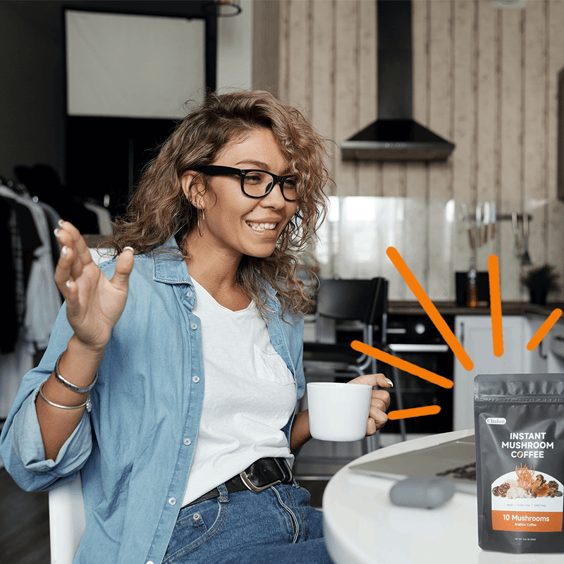 100g Ten Mushrooms Instant Coffee