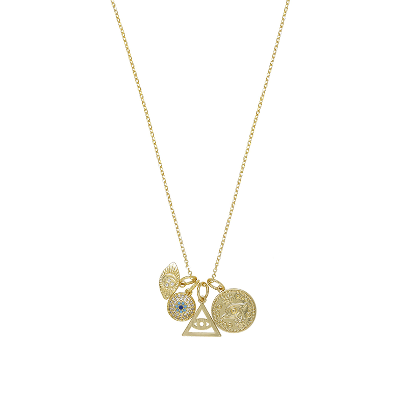 Spiritual High Interchangeable Charm Necklace (Gold)