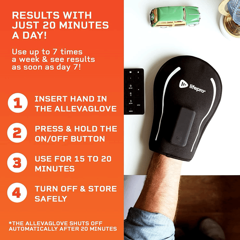 AllevaGlove Red Light Therapy Glove