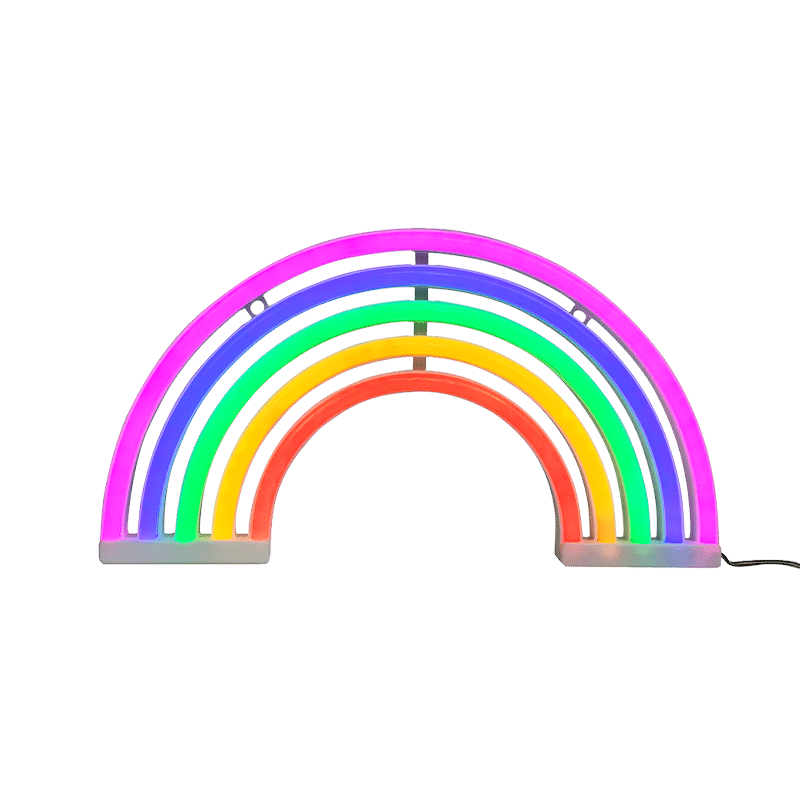 LED Rainbow Wall Display