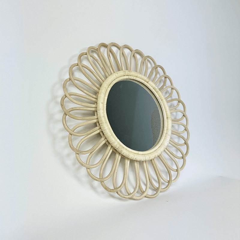 Rattan Mirror