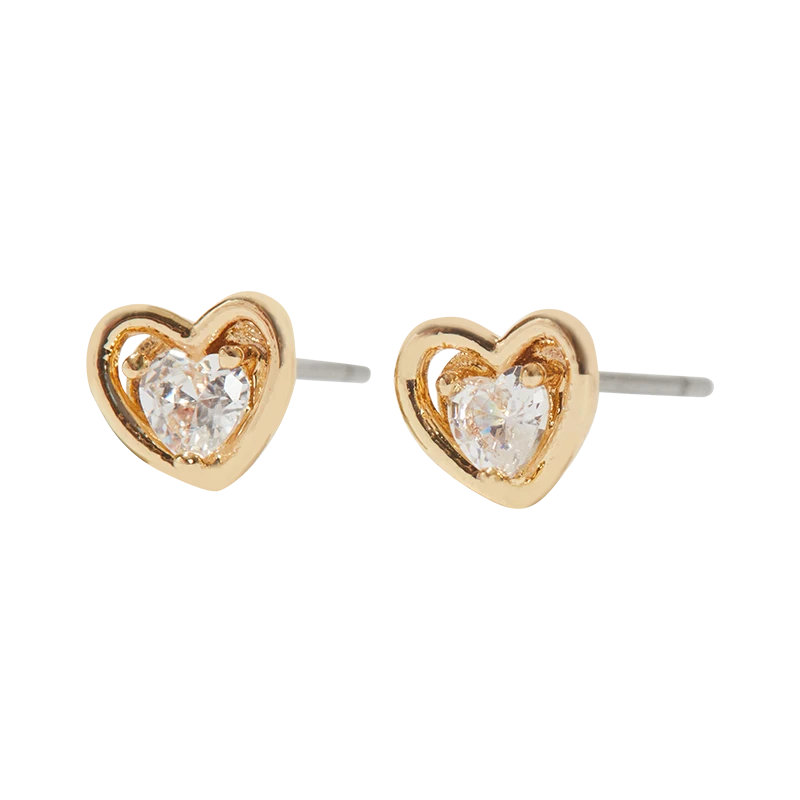 Lock & Key Stud Set - 4 Pairs by xo, sienna - FabFitFun