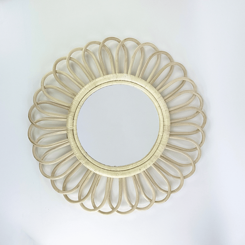 Rattan Mirror