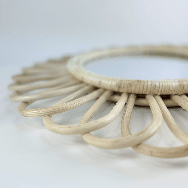 Rattan Mirror
