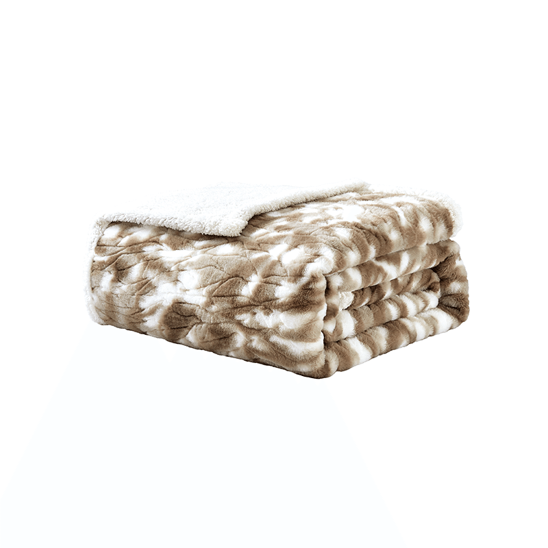 Queen Sized Alaska Fur Sherpa Blanket
