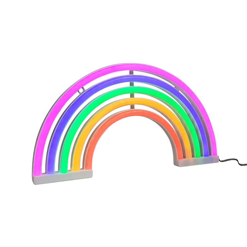 LED Rainbow Wall Display