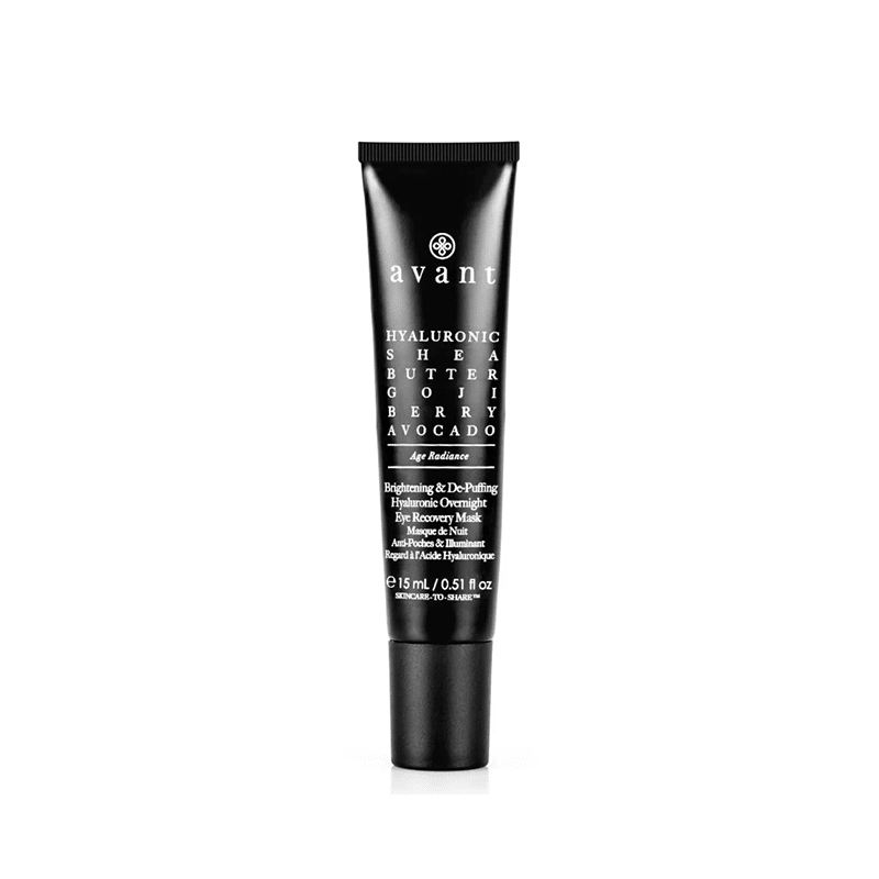 Brightening & De-Puffing Hyaluronic Overnight Eye Recovery Mask