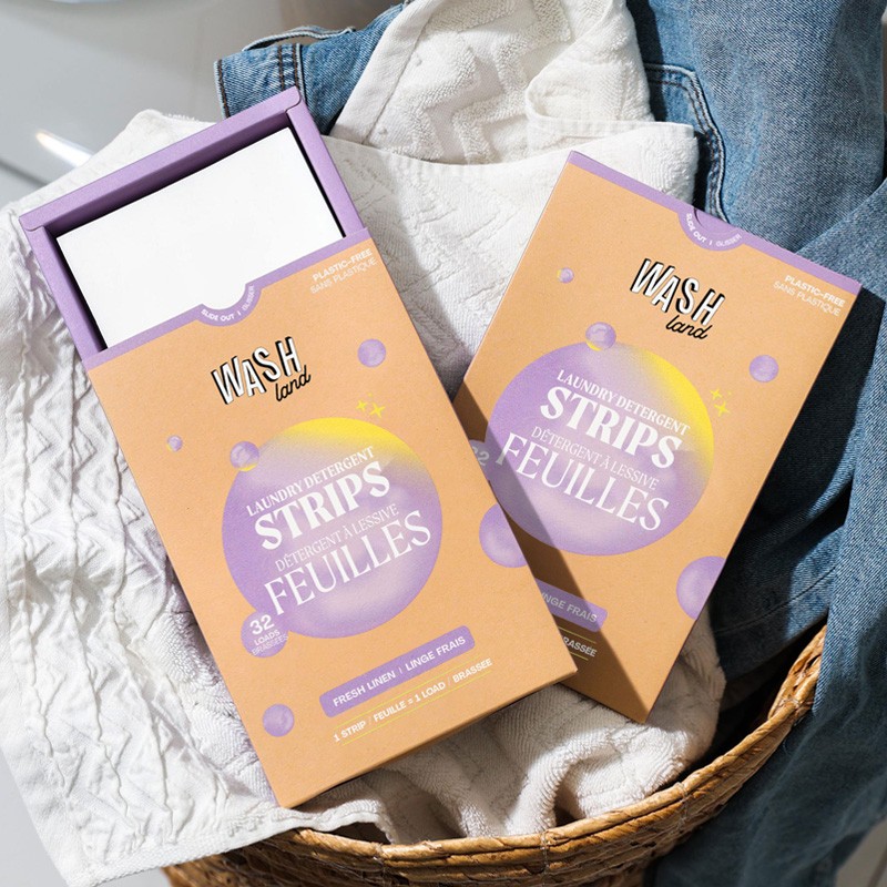 Zero Waste Laundry Detergent Strips (32 Loads) (Fresh Linen)