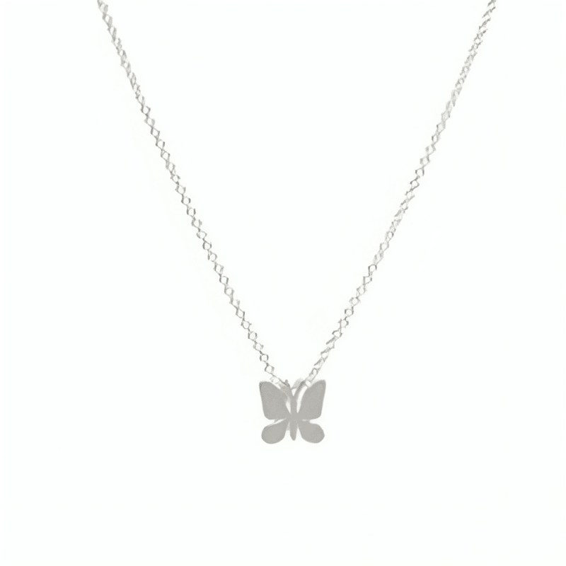 Make A Wish Reminder Necklace - Butterfly