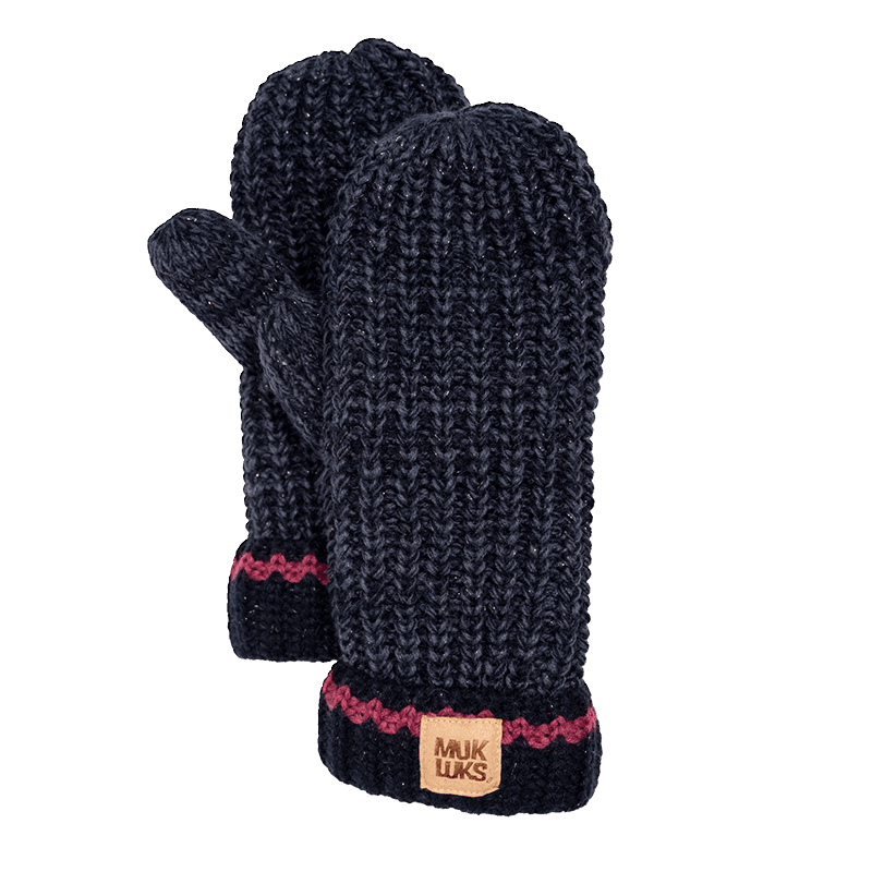 Marled Chunky Stitch Mitten