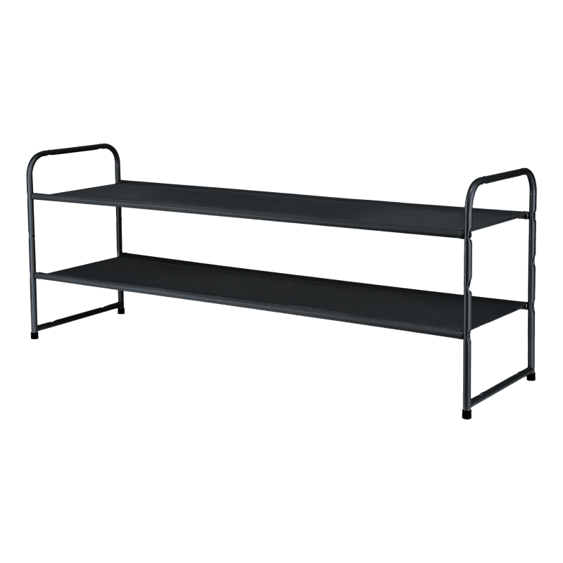 2-Tier Fabric Shoe Rack