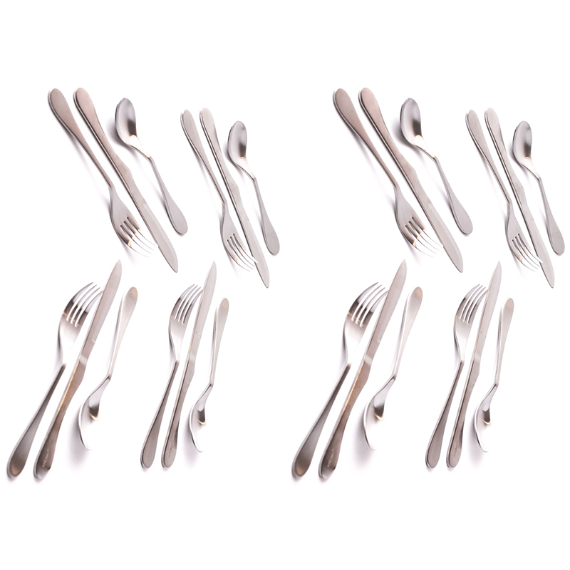 24 Piece Lite Flatware Set