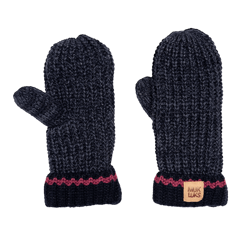 Marled Chunky Stitch Mitten