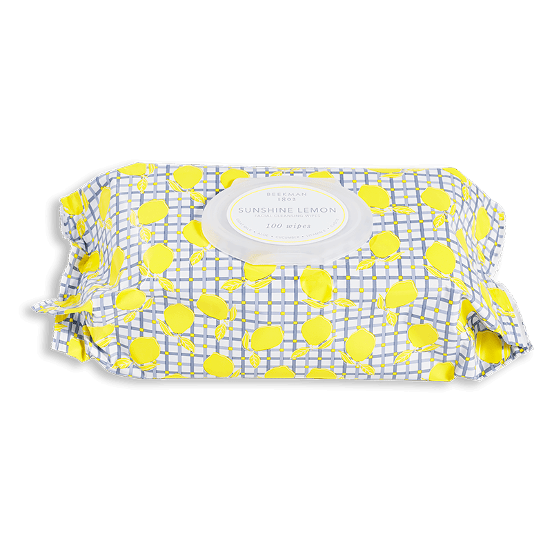 100ct Facial Cleansing Wipes, Sunshine Lemon