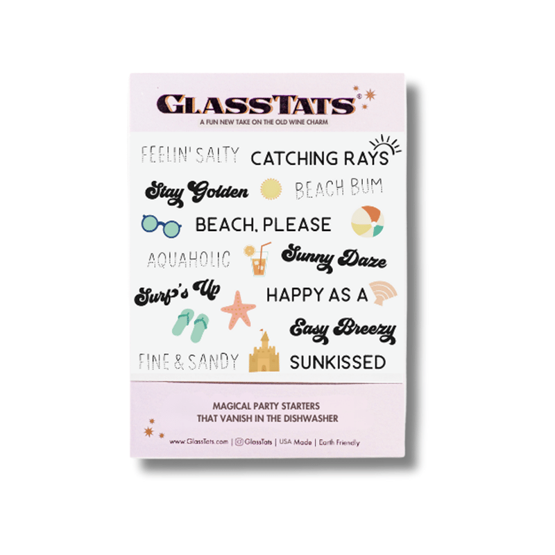 Glass Tats (Beach)