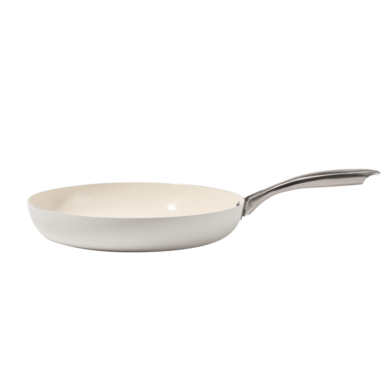12" Frying Pan - Cream