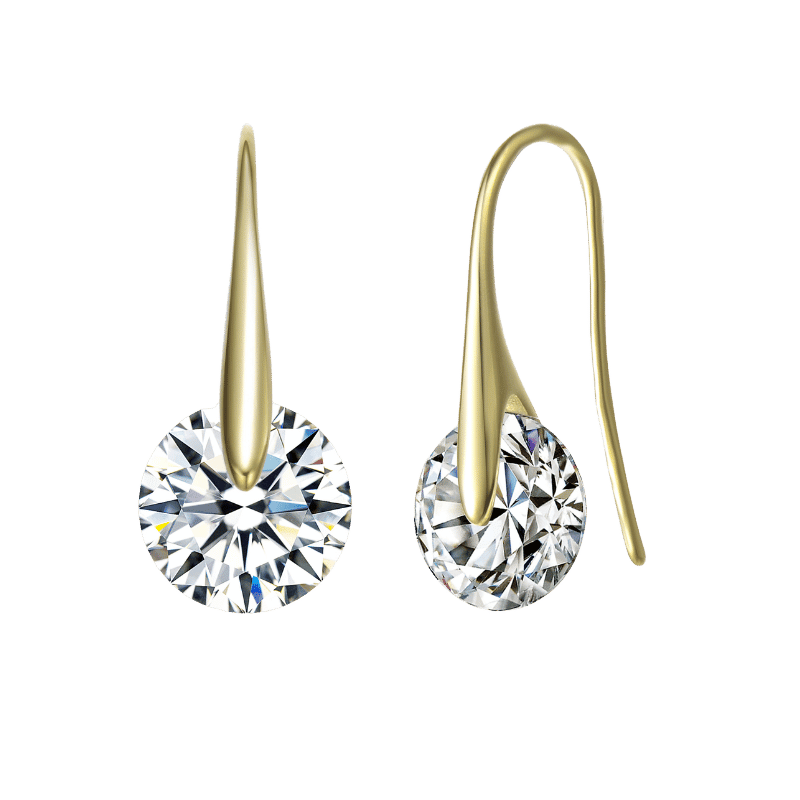 Picture of Marguerite Round Boomerang Earrings