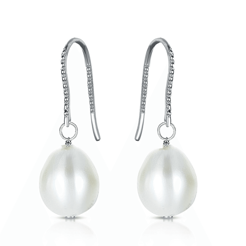 Picture of Brigitte Classic Pearl Earrings (Pearl)