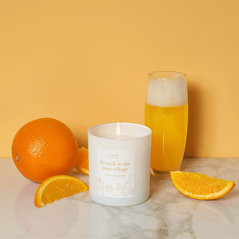 Brunch in West Village Candle