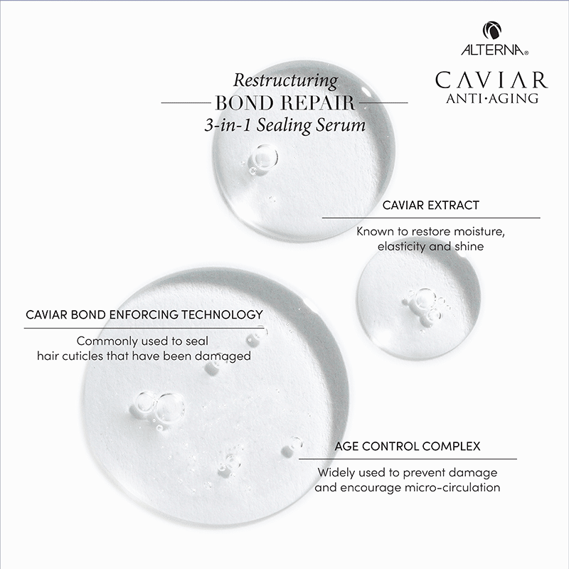 Caviar Anti Aging Restructuring Bond Repair 3-In-1 Sealing Serum