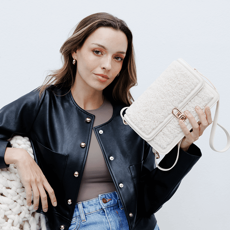 Mia Sherpa Crossbody