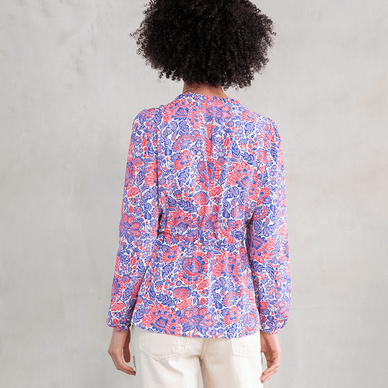 Peplum Cover Up Blouse