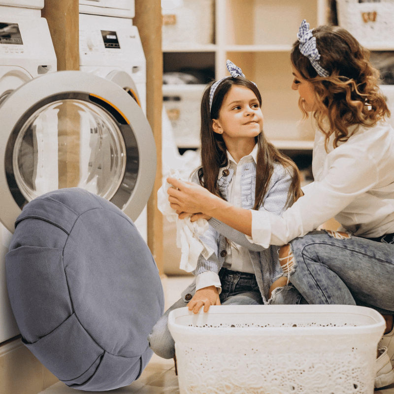 Buckwheat Yoga Floor Pillow (Grey)